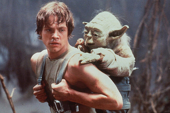 Luke and Yoda - "Size matters not. Judge me by my size, do you?"
