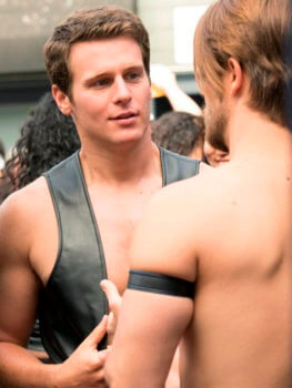 Jonathan Groff Looking Might Hot in Leather