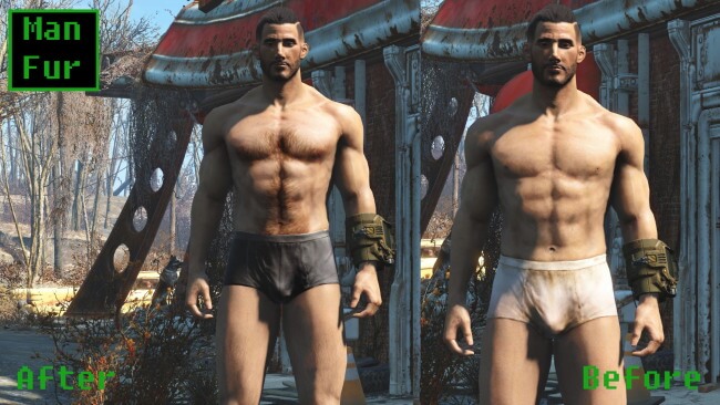 Fallout 4 Man Fur Mod