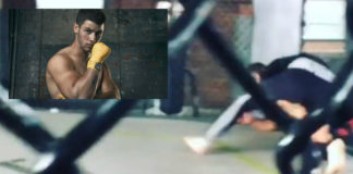 Nick Jonas fighting