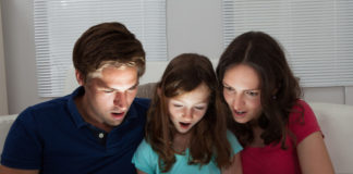 shocked family