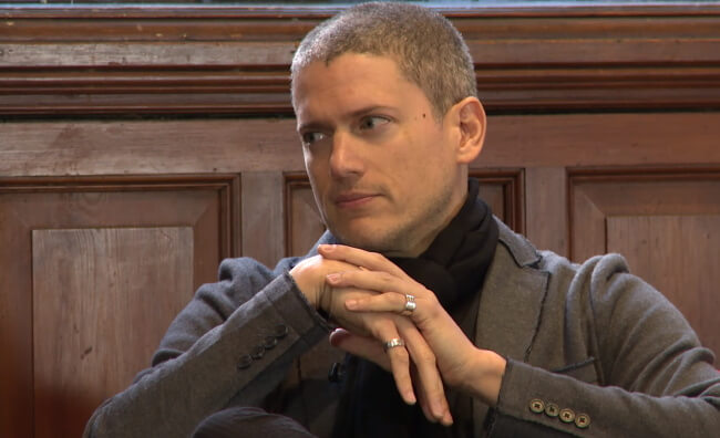 Wentworth Miller at the Oxford Union
