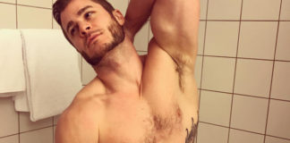 Austin Armacost second naked shower
