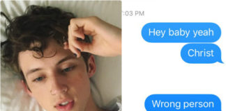 Troye Sivan and the accidental text
