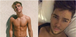 Matt Terry and Freddy Parker from the X-Factor