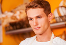 handsome cashier