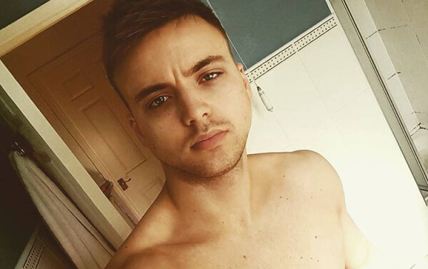 Parry Glasspool star of Hollyoaks