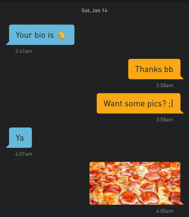 grindr pizza happy
