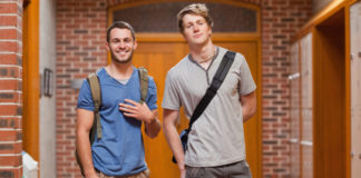 Two men students