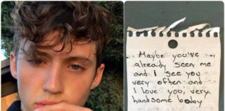 Troye Sivan found scary note