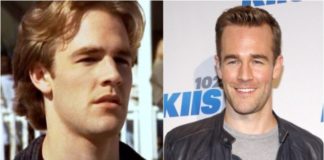 James Van Der Beek then and now