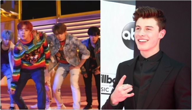 Shawn Mendes and BTS