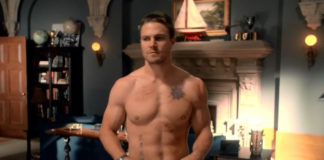 Stephen Amell shirtless arrow