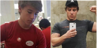 Alex from Target then and now