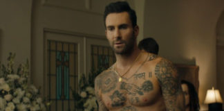 Adam Levine shirtless